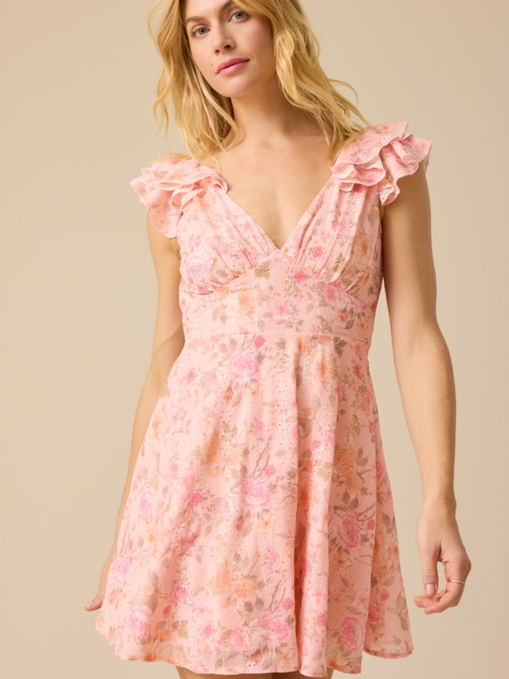 ALTAR'D STATE: Amaris Floral Mini Dress NEW WITH TAGS